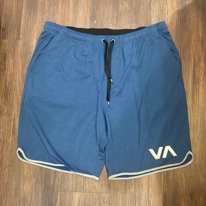 GUC blue RVCA shorts